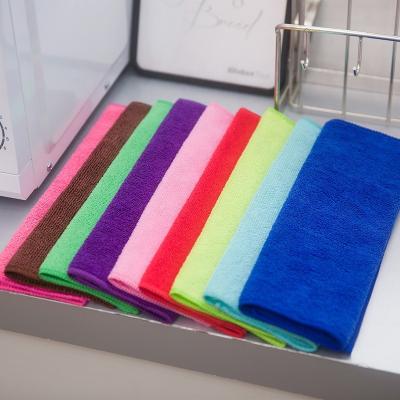 China QUICK DRY Wholesale Warp Microfiber Kitchen Knitting Cleaning Towel From China for sale