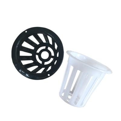 China 05#B 55mm Modern Size Mesh Basket Soilless Cultivation Plastic Hydroponic Plant Grow Cup Ripper Net Pot for sale