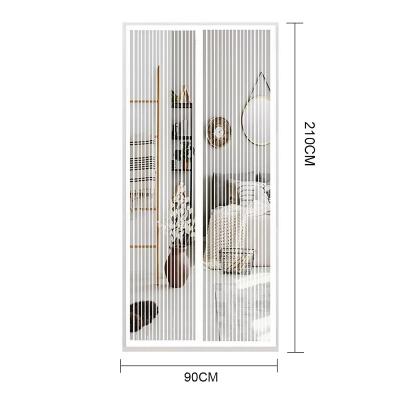 China Hot Wholesale Modern Mesh Screen Door Curtain Magnets Insect Fly Bug Mosquito Door Net Curtain Magnets Summer for sale