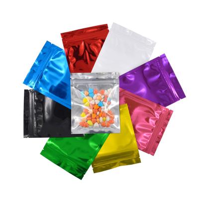 China Colorful Food Industry 4.7*7.1inch Vacuum Aluminum Foil Self Seal Packaging Bags Mylar Packaging Pouch Heat Sealing Food Grade Storage Bags for sale