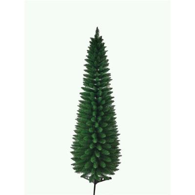 China Chirstmas Decor Environmental Protection Christmas Trees Pe Leaves Christmas Tree Pencil Christmas Tree for sale