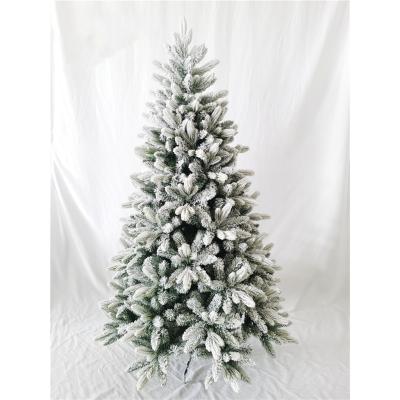 China Hot Sale 4ft-10ft Festive Chirstmas Decor Snow Assembled Christmas Tree and Party Supplies Pine for Home Office Party Decoration for sale