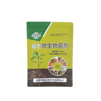 China Moisture Proof Manufacturers Customize All Kinds Of Microbial Inoculants In Agriculture Fertilizer Soil Packing Bag 1000g Nutrient Zipper Bag for sale