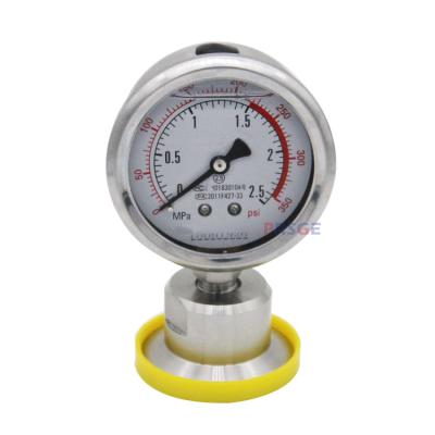 China Food Grade Sanitary Manufacturer Diaphragm Pressure Gauge Diaphragm Seal With Hygienic Design For Safe Measurements OEM/ODM/LOW MOQ for sale