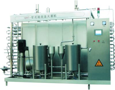 China Aseptic Mini Milk UHT Sterilizer Machine Brick Long Shelf Life Dairy Packed Factory for sale