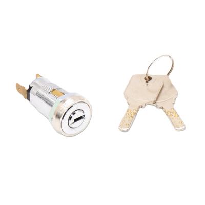 China Zinc Alloy For Safety Brass Key Top Custom Electric Lock And Switch Brass Key Electric Zinc Alloy Lock for sale