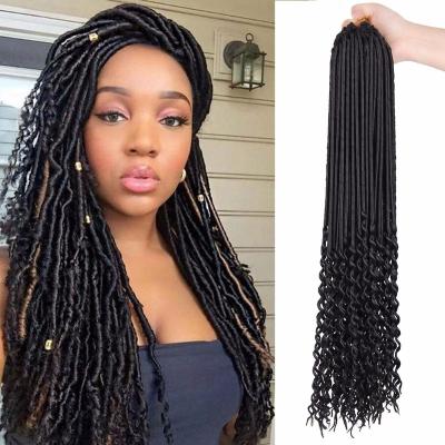 China High Temperature Synthetic Aisi Fiber Afro Curly Long Hair Dreadlocks Braid Hair Extension For Women Cheap Crochet Braid Hair for sale