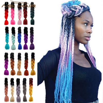 China Yaki Aisi Hair 48inch 100g Cheap Price Synthetic Fiber Ombre Hair Heat Resistant Braiding Extensions For Women for sale