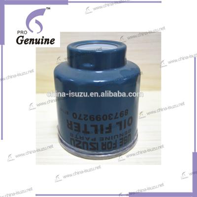 China auto parts engine D-MAX 4JA1 4JH1 oil filter 8-97309927-0 for isuzu DMAX for sale