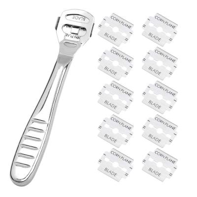 China Pedicure Pedicure Remover Kit Shaver Promotional Colossal Foot Dead File Stainless Steel Callus Skin Rasp Removal MJ0012 for sale