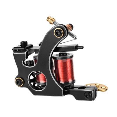 China Permanent Coil Tattoo Machine Guns For Shader Shader 10 Channels Iron Tattoo Machine Handmade Professional for sale