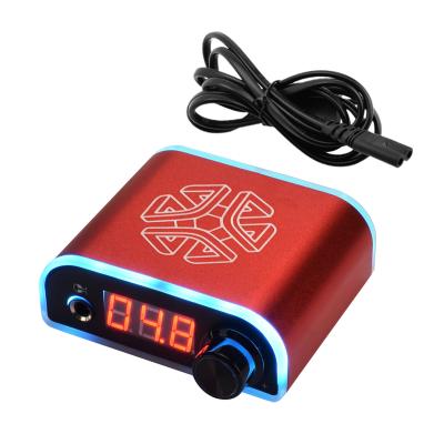 China Good Quality Plastic Tattoo Supply Of Tattoo Art Tattoo Equipment Mini Portable Professional Body LED Digital Tattoo Power Supply for sale