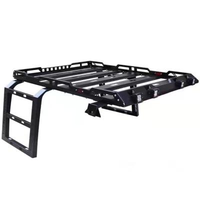 China 2018+ Accessories Durable Aluminum / Steel 2 / 4 Door Cargo Carrier Roof Rack For Wrangler JK JL for sale