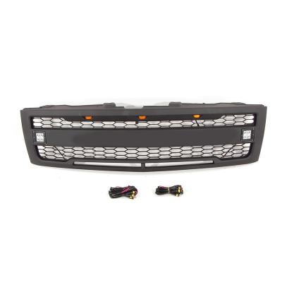 China ABS Spedking Front Car Grille With Light For Chevrolet silverado 1500 07-13 for sale