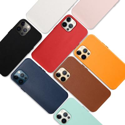 China Top Selling Leather Anti-drop Phone Case For iphone 12 Max Pro Leather Case For iphone 12 for sale