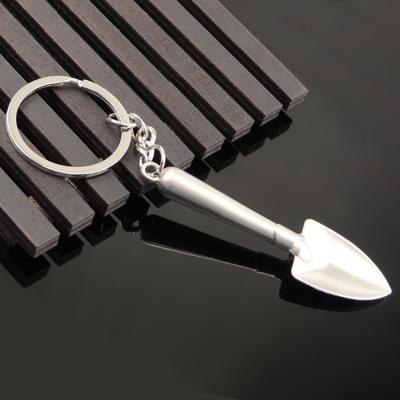 China Gift promotion gifts logo diy tool mini metal shovel key chain key chain for sale