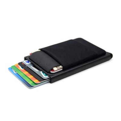 China Hip Hop Custom Printed Metal Aluminum Card Case Quality Wallet Aluminum Card Holder for sale