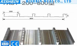 China Hohe Intensitäts-galvanisierte Boden Decking-Blatt-gewölbte Stahldach-Platte 0,7 - 1.4mm zu verkaufen