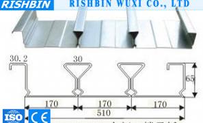 China Gewohnheit galvanisierte gewölbtes Metallplattform-Deckungsblatt/das Bedecken für Gebäude zu verkaufen