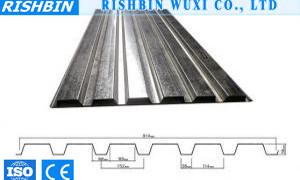 China Metalldecking-Blatt 915mm der Gewohnheits-Q235 Q345 Q410 Breiten-/GiBodenplatte zu verkaufen