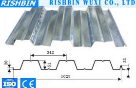 Chine Le gi imperméable a ridé la feuille en acier de decking, plate-forme de toit en métal pour le gratte-ciel à vendre