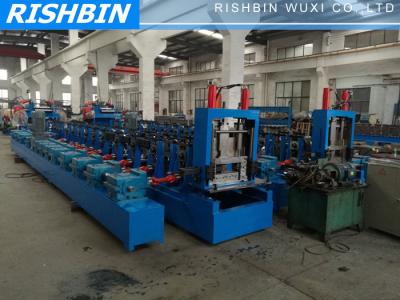 China 20 KW C Z Channel Purlin Roll Forming Line with 12 - 14 m / min Carbon Steel for sale