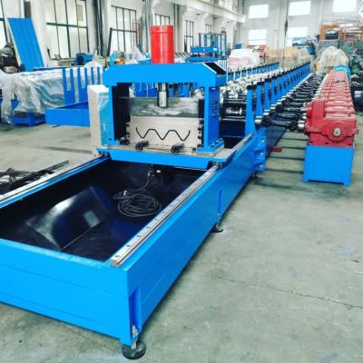 China 100 mm Shaft Highway Guardrail Roll Former Machine with Gear Box Transmission for sale