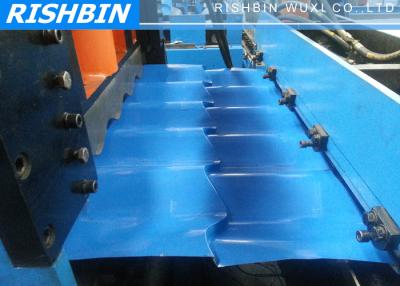 China 7.5 KW Corrugated Glazed Tile Roll Forming Machine with 4 - 8 m / min Forming Speed for sale