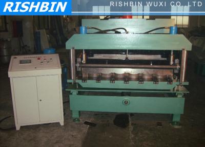 China Automatic Glazed Tile Roll Forming Machine with Post Cut for Metal Roof Panel for sale