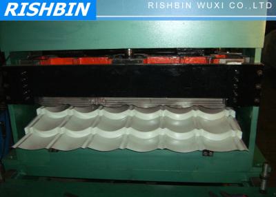 China Glazed Wave Roof Tile Roll Forming Machine for Color Steel Tile , Roof Wall Cladding for sale