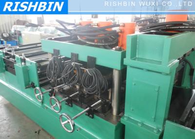 China 17 Main Rollers Slotted Channel Forming Machine CR12 with Heat Treatment Blade for sale