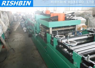 China Hot Rolled Coils Adjustable C Purlin Roll Forming Machinery Gcr15 Quenched Roller for sale