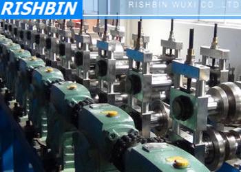 China 5.5 kw Cutting Motor Structural Steel Cold Roll Forming Machine with 16 Stations for sale