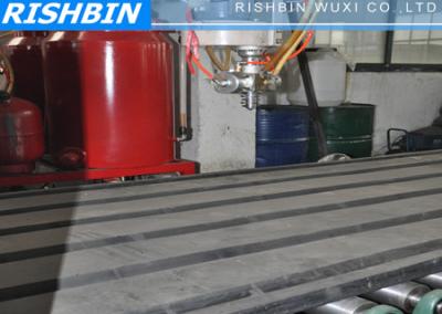 China Corrugated Roofing PU Sandwich Panel Machine for Polyurethane Sandwich Panels for sale