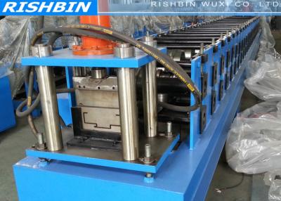 China Chain Transmission Steel Shutter Door Roll Forming Machine with 18 Stations for sale