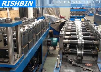 China Track Steel Stud Roll Forming Machine Hydraulic Holes Punching for sale