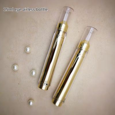 China Personal Care 10ml 15ml Cosmetic Syringe Shaped Airless Bottle For Eye Cream Injection Tube Bottle for sale