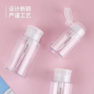 China Non Spill Hot Selling Nail Pump Dispenser Plastic Bottle Cosmetics Lotion&spray Bottle for sale