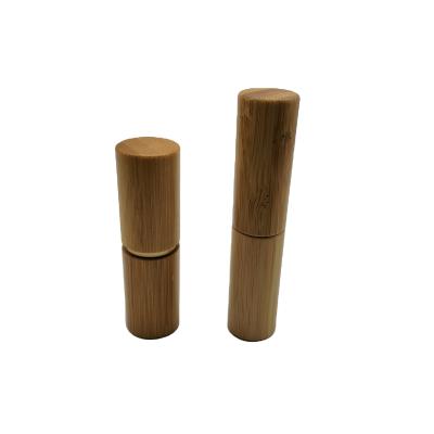 China Essential Oil Cosmetic Roll On Bottle 10ml Glass Bamboo Roll On Bottles for sale