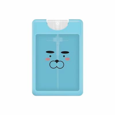 China Non Puddle Factory Mobile Phone Shaped Plastic Hand Pocket Sanitizer Perfume Alcohol Travel Mist Spray Flat Credit Card Bottle for sale