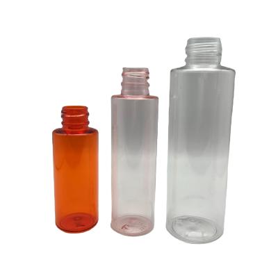 China 10ml 20ml 30ml 50ml 60ml 100ml spray plastic bottle PET cosmetic amber plastic amber bottle spray bottle for sale