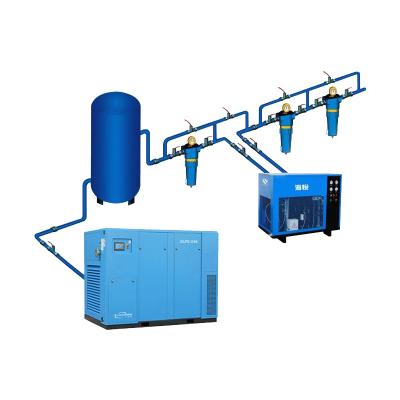 China Oil-free Hot Sale 160kw 132kw 175hp Permanent Magnet energy saving aircompressor Permanent Magnet 90kw 4.5-8bar screw air compressor for sale