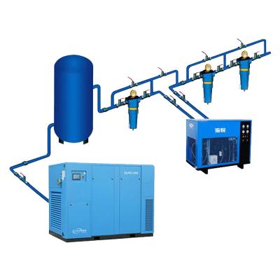 China Oil-free High Quality Industrial air compression system of 20HP rotary screw air compressor for sale