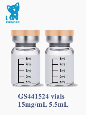 China Pharmaceutical FIP GS Treatment GS441524 For Cat 15mg/mL, 20mg/mL, 30mg/mL for sale