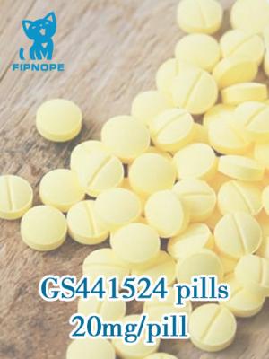 Cina Compresse PIF di FIP GS-441524 della peritonite infettiva felina 40mg GS441 per il gatto in vendita