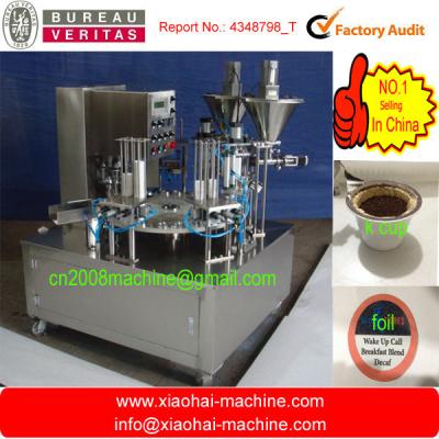 China rotary K cup coffee capsule filling and sealing machine for sale