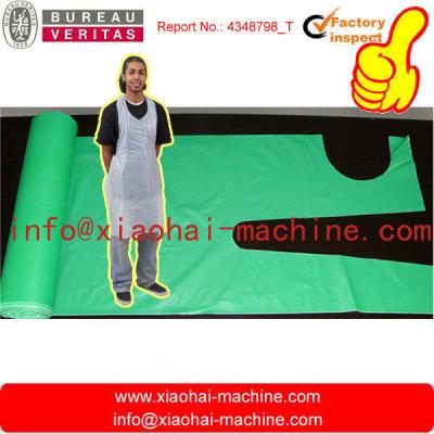 China PE Plastic Rolling Apron Making Machine For Hair Salon,Can be Sheet Apron for sale