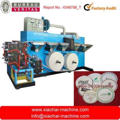 China Paper Coaster Making Machine For Hotel Cup for sale