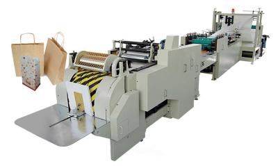 China Roll Feeding Square Bottom Paper Bag Making Machine for sale