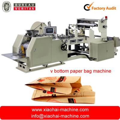 China NCY-400-600-2C/4C V bottom Paper Bag Machine With 2 / 4 colors printing Unit Inline for sale